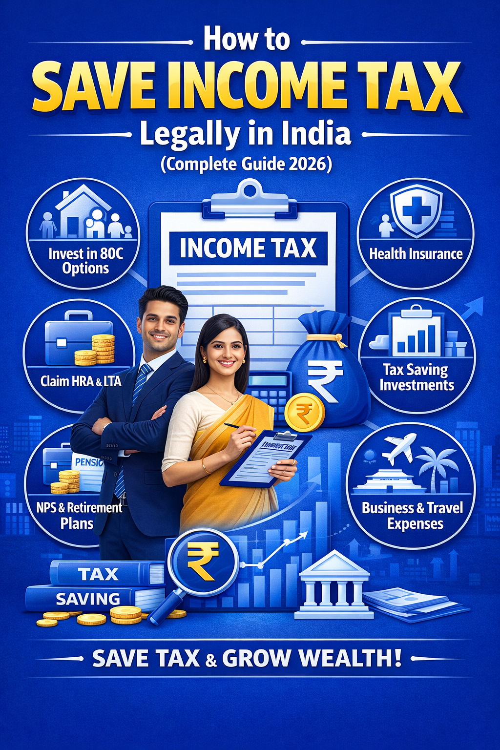 Read more about the article How to Save Income Tax Legally in India (Complete Guide 2026)