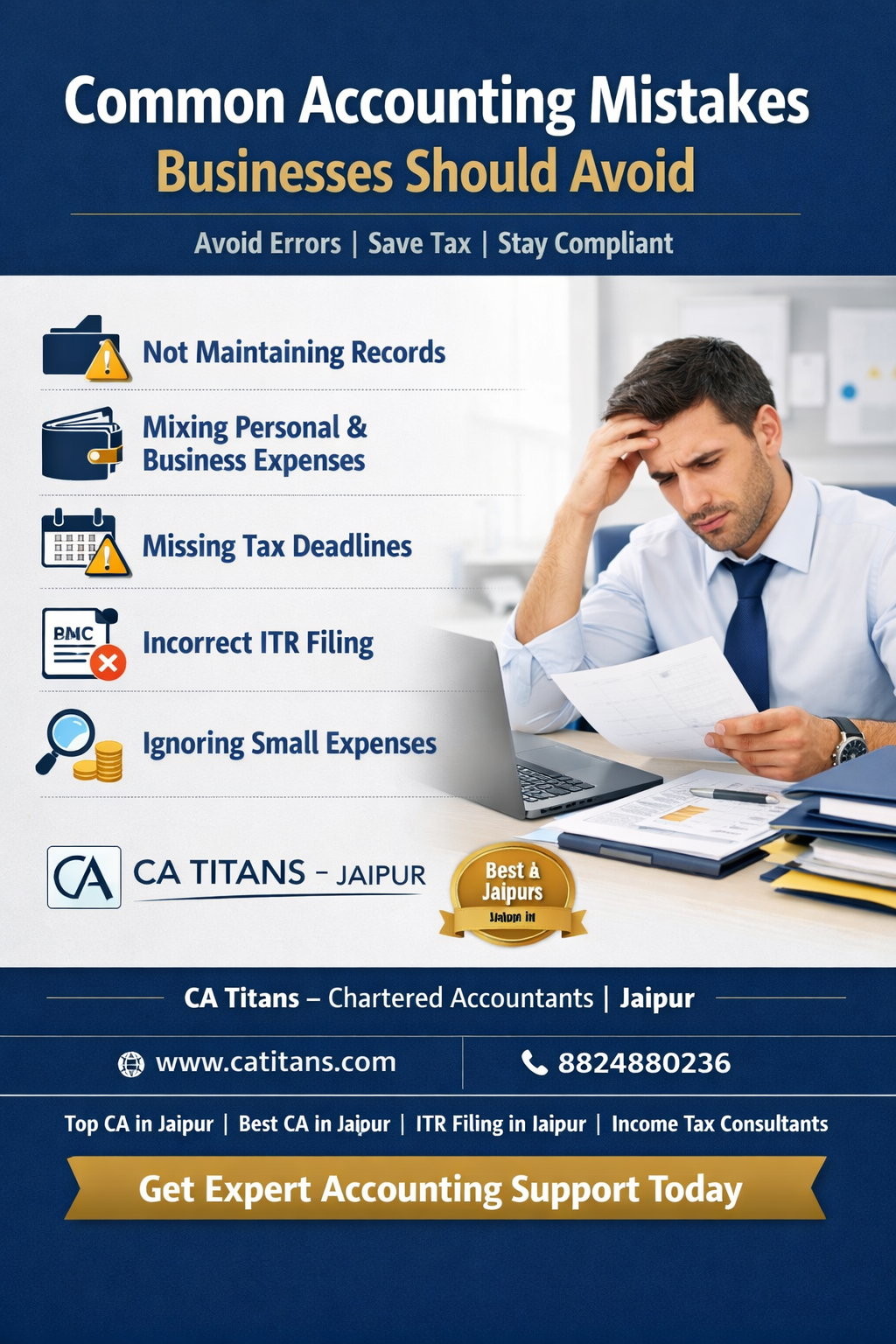 Read more about the article Common Accounting Mistakes Businesses Should Avoid